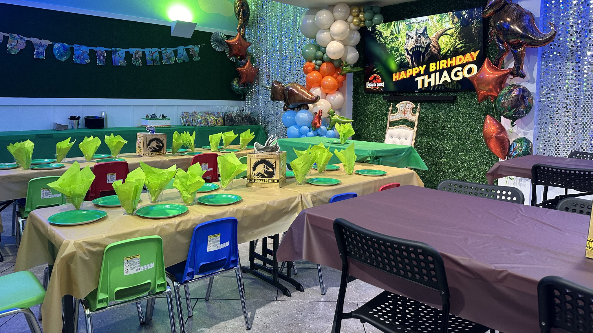 Birthday party at Wally Wombats